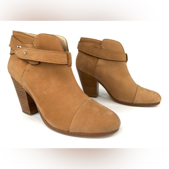 RAG & BONE HARROW CAMEL SUEDE ANKLE BOOTIES SIZE EU 39.5 - Picture 11 of 11